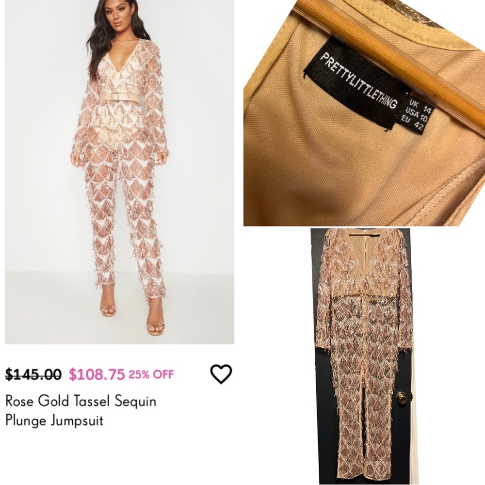Rose Gold Jumpsuit
